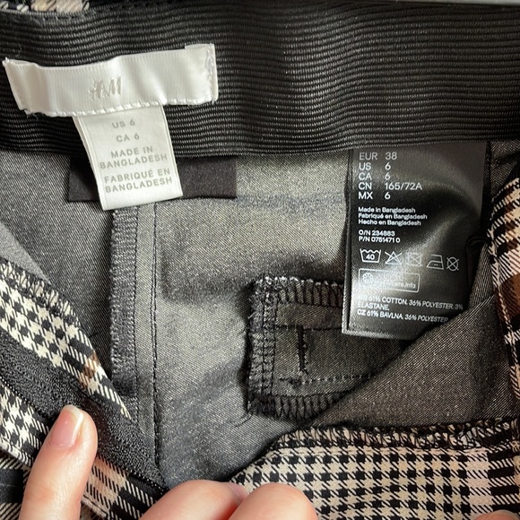 H&M plaid work trousers - Picture 5 of 6
